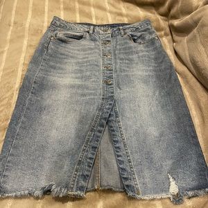 Wild fable blue jean skirt for women size 8